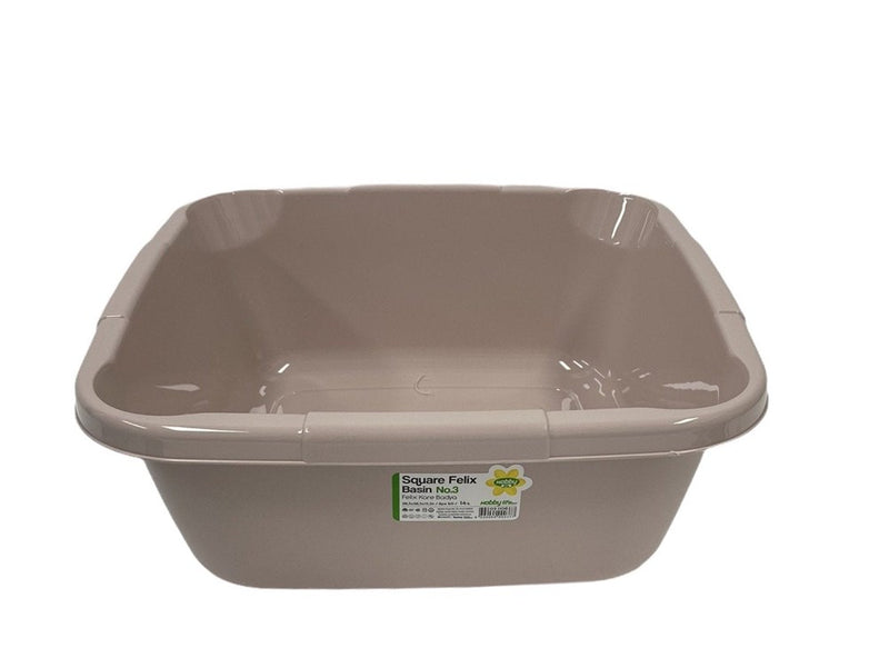 Felix Multipurpose Kitchen Square Basin 4 Litre 25*25*11 cm HB031105 48 Pcs/Ctn
