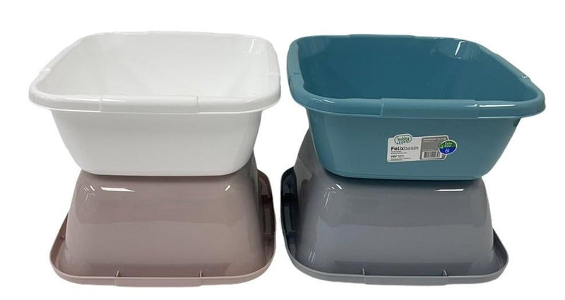 Felix Multipurpose Kitchen Square Basin 6 Litre 29*2*12 cm HB031106 48 Pcs/Ctn