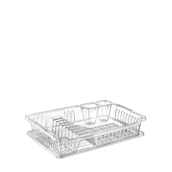 Premium Quality Dish Drainer Plate Drying Rack Cutlery Holder with Tray 40*29*8.5 cm