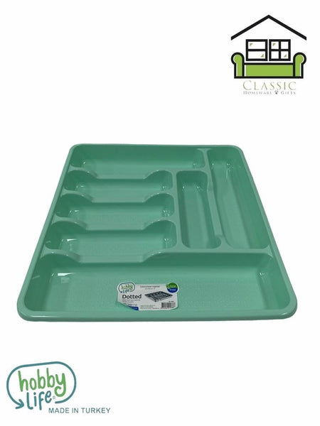 Multi Compartment Cutlery Tray Kitchen Storage Organizer HB041188 12 Pcs/Ctn