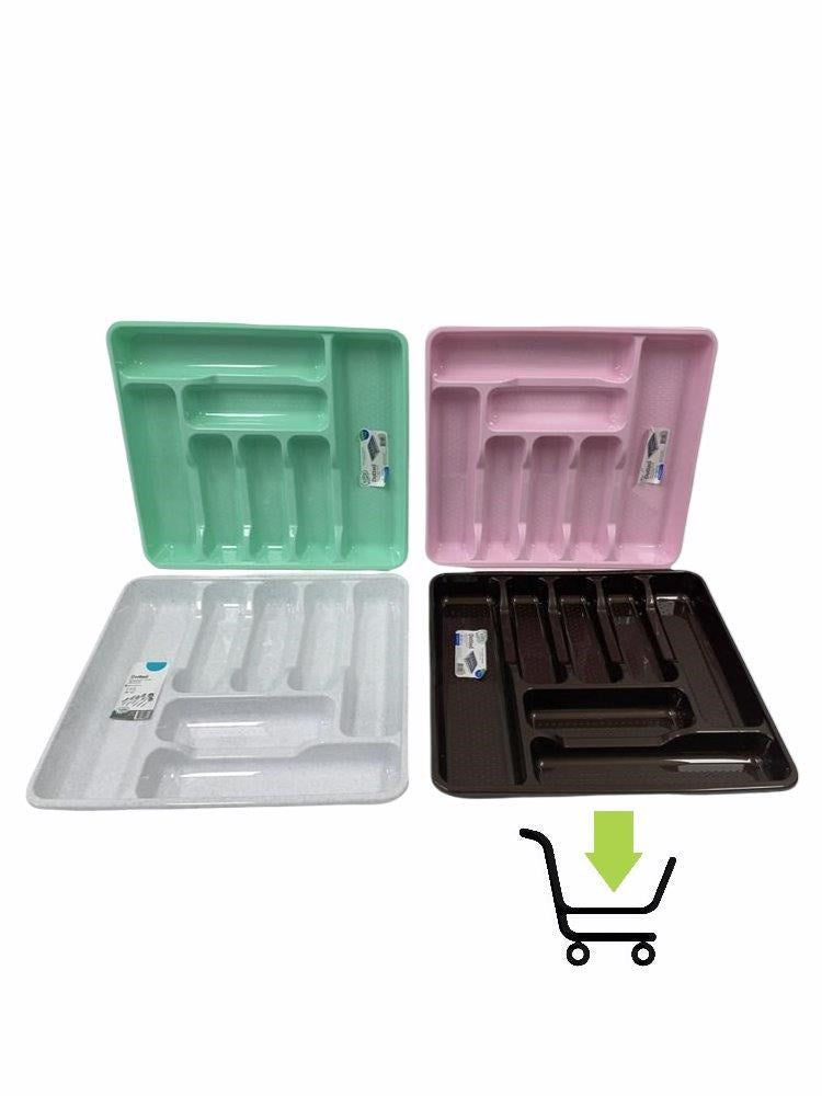 Multi Compartment Cutlery Tray Kitchen Storage Organizer HB041188 12 Pcs/Ctn