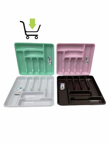 Multi Compartment Cutlery Tray Kitchen Storage Organizer HB041188 12 Pcs/Ctn