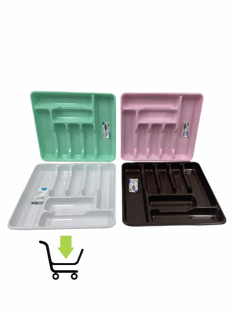 Multi Compartment Cutlery Tray Kitchen Storage Organizer HB041188 12 Pcs/Ctn