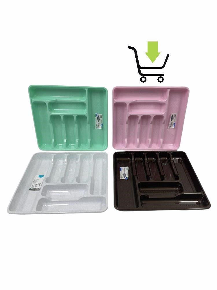 Multi Compartment Cutlery Tray Kitchen Storage Organizer HB041188 12 Pcs/Ctn