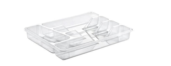 Multi Compartment Cutlery Tray Kitchen Storage Organizer 37*34*4.5 cm