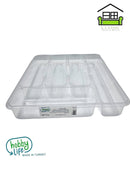 Multi Compartment Cutlery Tray Kitchen Storage Organizer 37*34*4.5 cm