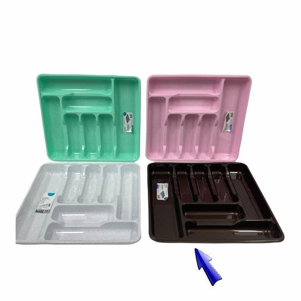 Multi Compartment Cutlery Tray Kitchen Storage Organizer Drawer Style HB041202 24 Pcs/Ctn
