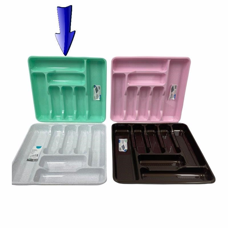Multi Compartment Cutlery Tray Kitchen Storage Organizer Drawer Style HB041202 24 Pcs/Ctn
