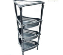 Triangle Shelves Kitchenware Fruit and Vegetables Rack 4 Tier 32*45*86 cm HB071206 12 Pcs/Ctn