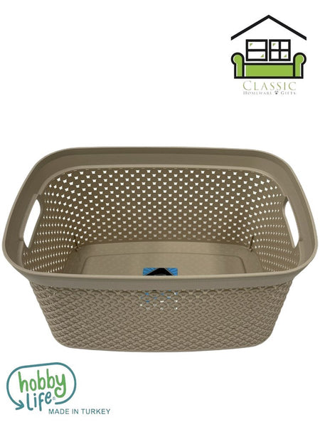 Diamond Multipurpose Plastic Storage Utility Basket 10 Litre 34.9*23.8*16.8 cm