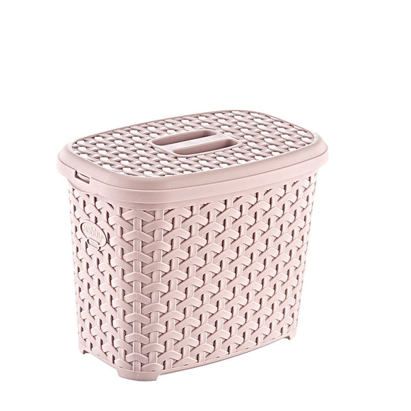 Rattan Multipurpose Plastic Laundry Hamper Detergent Basket 6 Litre 27*17*23 cm