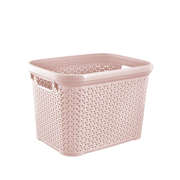 Rattan Rectangle Multipurpose Laundry Essential Basket 30 litre 44*33*30 cm