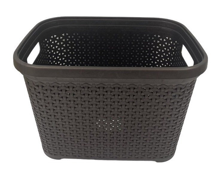 Rattan Rectangle Multipurpose Laundry Essential Basket 30 litre 44*33*30 cm