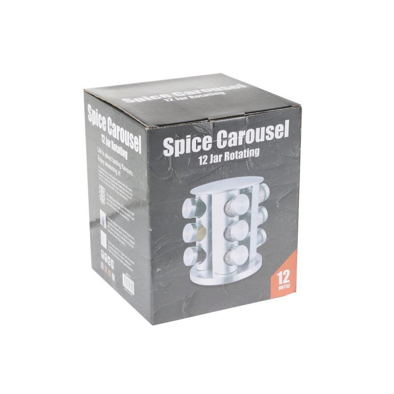 Revolving 360 Degree Spice Rack Set of 12 Pcs 22*18 cm
