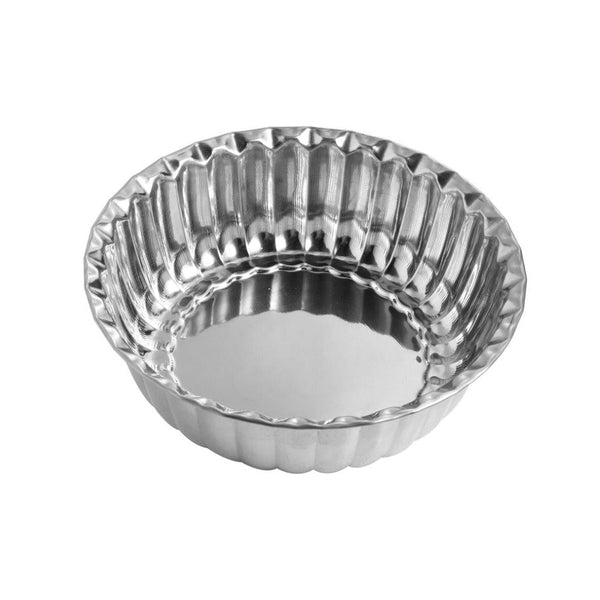 Stainless Steel Decor Serving Bowl Silver 40 cm