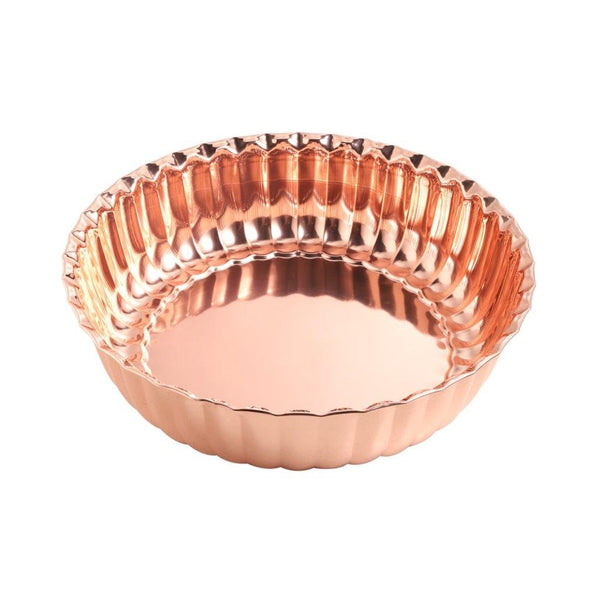 Stainless Steel Decor Serving Bowl Rose Gold 50 cm 1000g