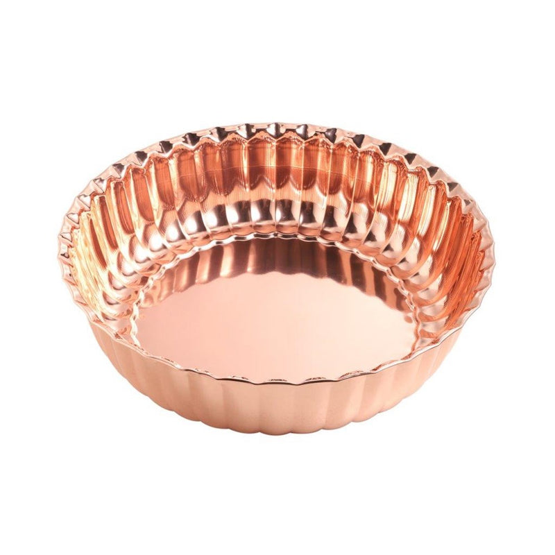 Stainless Steel Decor Serving Bowl Rose Gold 50 cm 1000g