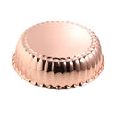 Stainless Steel Decor Serving Bowl Rose Gold 50 cm 1000g