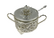 Silver Plated Sugar Pot with Spoon 56*56*53 cm