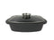 Non Stick Marble Coated Die Cast Aluminium Rectangular Casserole Black Induction 32cm*10.5cm