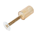 Home Decor Gold Crystal Glass Candlestick Holder 21 cm