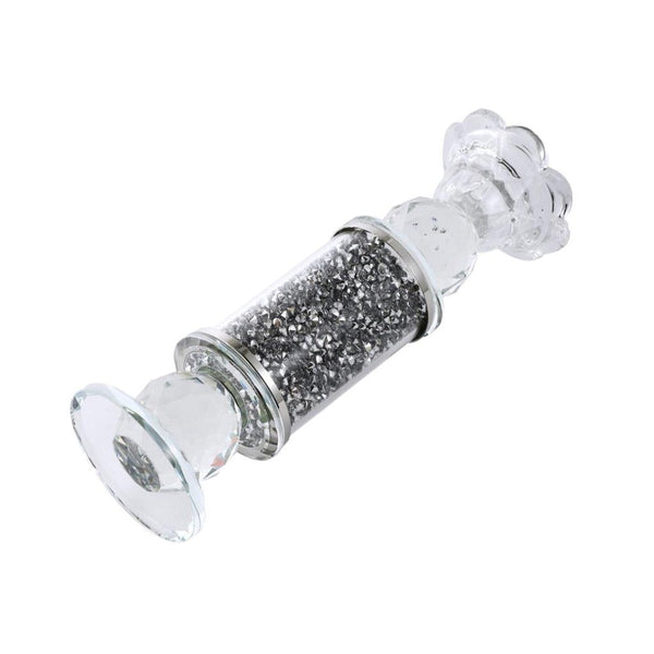 Home Decor Crystal Glass Candlestick Holder 20 cm