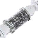 Home Decor Crystal Glass Candlestick Holder 20 cm