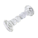 Home Decor Crystal Glass Candlestick Holder 20 cm