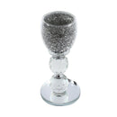Home Decor Crystal Glass Candlestick Holder 16 cm