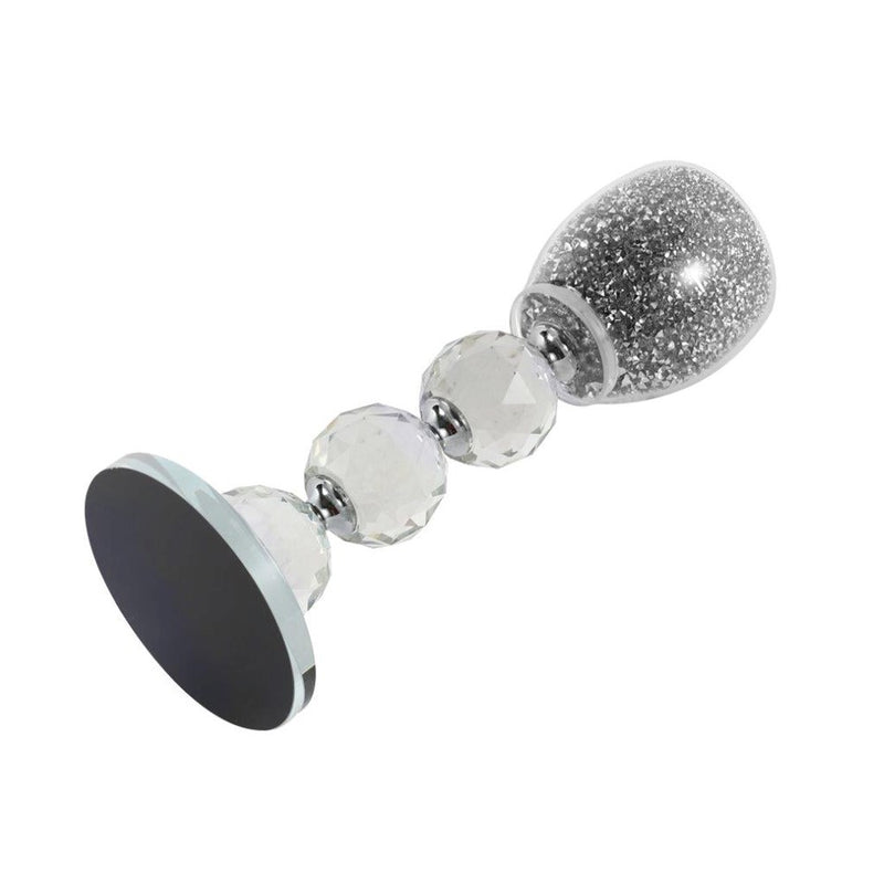 Home Decor Crystal Glass Candlestick Holder 20.5 cm