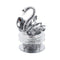 Home Decor Crystal Swan H - 14 cm ; W - 9 cm