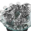Home Decor Crystal Fruit and Stand H - 13 cm ; W - 17 cm
