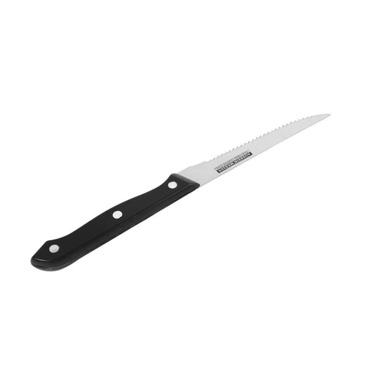Stainless Steel Serrated Kitchen Fruit Knives Set of 6 23 cm