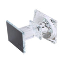 Home Decor Crystal Glass Candlestick Holder H - 15 cm ; W - 10 cm