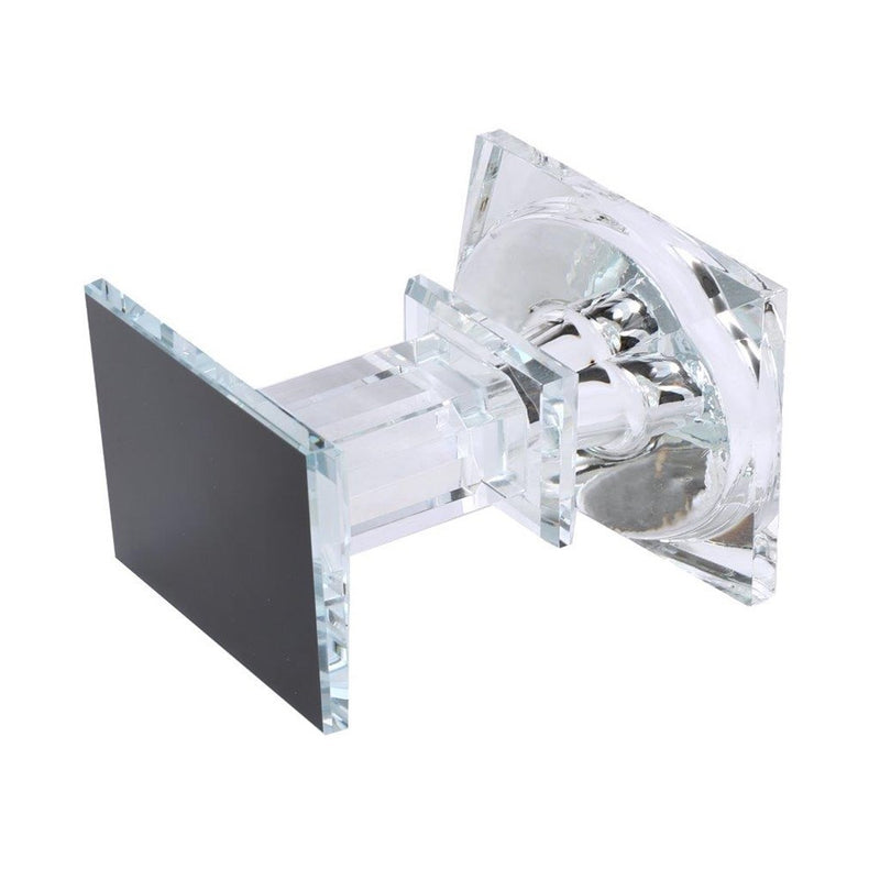 Home Decor Crystal Glass Candlestick Holder H - 15 cm ; W - 10 cm
