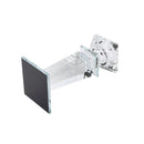Home Decor Crystal Glass Candlestick Holder H - 18 ; W - 7 cm