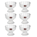 Crystal Cut Glass Ice Cream and Dessert Bowl Set of 6 pcs 170 ml pls (Ctn Box 12 units)