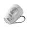 Ceramic Coffee Mug with Handle Silver 330 ml