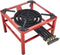 Cast Iron Red Gas Stove with 4 rings Gas Burner with High Pressure 1.2M Hose 48.5*48.5*38 cm