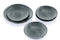 Glasscom Dinnerware Sea Green Round Cake Serving Plate Set of 7 Pcs big - 26 cm small - 19 cm