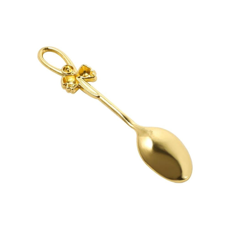Gold Plated Deco Coffee Spoon Set of 6 Pcs 11 cm