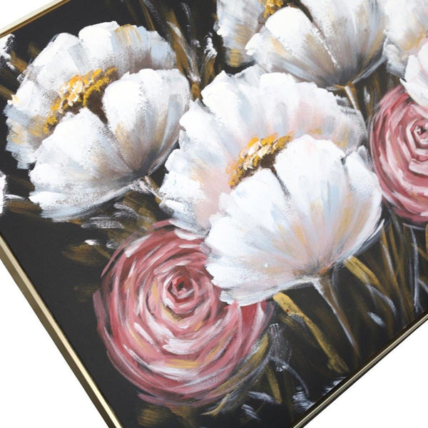 Home Decor Landscape Canvas Wall Art Abstract Colourful Floral Oil Painting PVC Frame 80*120*3.5 cm