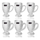 Premium Lead Free Glass Tea Cup Set of 6 pcs 110 ml (Ctn Box 12 units)