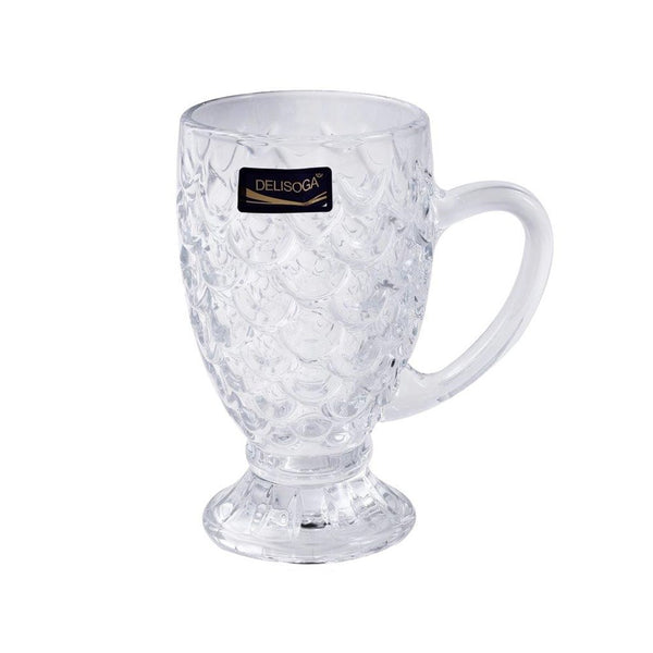 Premium Lead Free Glass Tea Cup Set of 6 pcs 110 ml (Ctn Box 12 units)