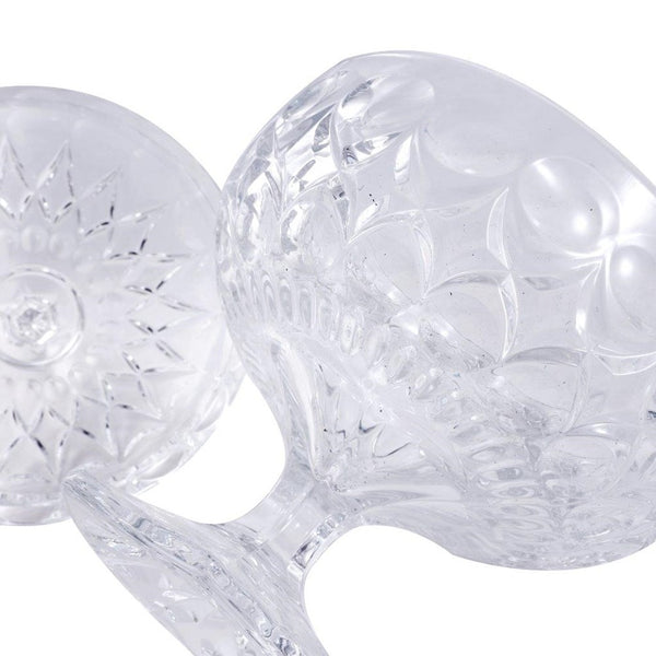 Crystal Glass Footed Fruit Bowl Candy Jar with Lid 16.2*9.7 cm