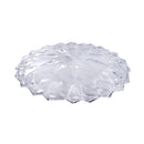 Crystal Glass Serving Dish Round Bowl Plate 34 cm