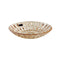 Champagne Colour Crystal Glass Serving Dish Round Fruit Plate 30 cm