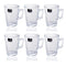 Premium Lead Free Glass Tea Cup Set of 6 pcs 130 ml (Ctn Box 12 units)