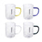 Glass Green Tea Mug Tea Cup Set of 4 Pcs 450 ml
