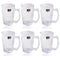 Multipurpose Glass Tea Cup Coffee Mug Set of 6 Pcs 310 ml